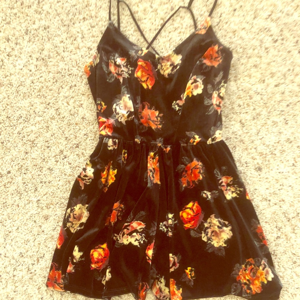 New and gorgeous velvet romper!